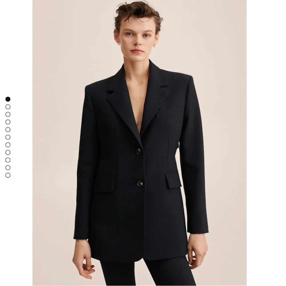 Mango Structured Blazer with Cut-Out_3